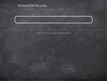 Tablet Screenshot of hensandchicks.com